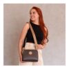 Bolsa Feminina Transversal Camera Bag Monograma Alca Estampada