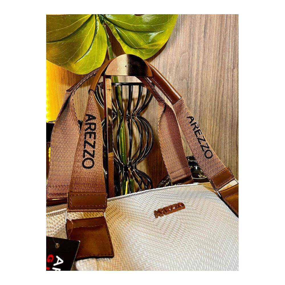 Bolsa Feminina Weekender Viagem Arezzo Trancada Espacosa - Imagem 2