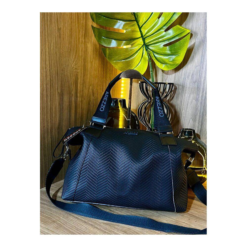 Bolsa Feminina Weekender Viagem Arezzo Trancada Espacosa - Imagem 6